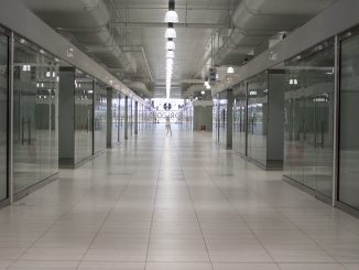 Ghost mall: New Horizon Mall sitting nearly empty in Calgary on Friday, Oct. 12, 2018. The mall officially opened this year, but the grand opening has been pushed to next year due to the lack of stores. (Photo by Anoshia Ahmed/The Press)